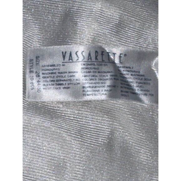 Vintage Vassarette Ivory Lace Trim Nylon Full Slip Dress Size 44 Adjustable Stra - Picture 4 of 8